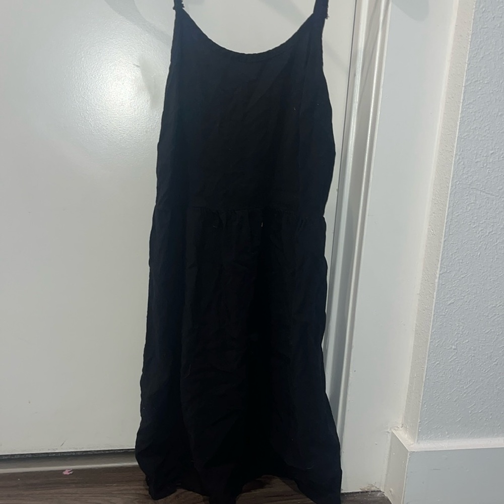 Black sun dress